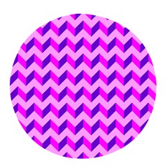 Modern Retro Chevron Patchwork Pattern Pop socket