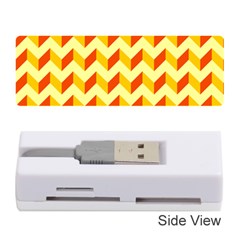 Modern Retro Chevron Patchwork Pattern Memory Card Reader (Stick)