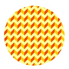 Modern Retro Chevron Patchwork Pattern Pop socket (White)