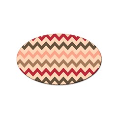 Chevron Pattern Gifts Sticker Oval (10 Pack) by GardenOfOphir