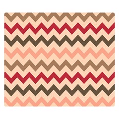 Chevron Pattern Gifts Two Sides Premium Plush Fleece Blanket (small) by GardenOfOphir