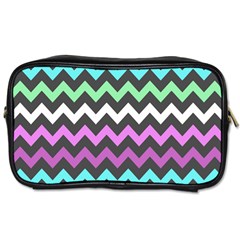 Chevron Pattern Gifts Toiletries Bag (one Side) by GardenOfOphir