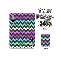 Chevron Pattern Gifts Playing Cards 54 Designs (mini) by GardenOfOphir