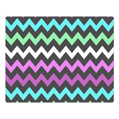 Chevron Pattern Gifts Two Sides Premium Plush Fleece Blanket (large) by GardenOfOphir