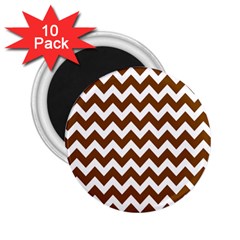 Chevron Pattern Gifts 2 25  Magnets (10 Pack)  by GardenOfOphir