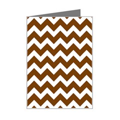 Chevron Pattern Gifts Mini Greeting Card