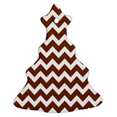 Chevron Pattern Gifts Christmas Tree Ornament (Two Sides)