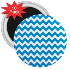 Chevron Pattern Gifts 3  Magnets (10 Pack)  by GardenOfOphir