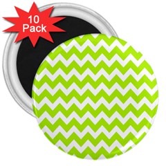 Chevron Pattern Gifts 3  Magnets (10 Pack) 