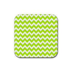 Chevron Pattern Gifts Rubber Coaster (square) by GardenOfOphir