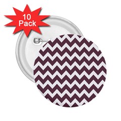 Chevron Pattern Gifts 2 25  Buttons (10 Pack) 