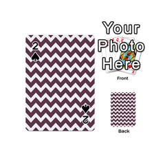 Chevron Pattern Gifts Playing Cards 54 Designs (mini) by GardenOfOphir
