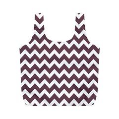 Chevron Pattern Gifts Full Print Recycle Bag (m) by GardenOfOphir