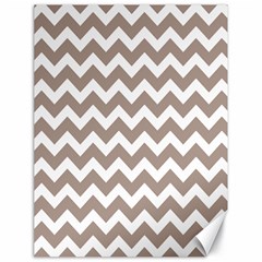 Beige Chevron Pattern Gifts Canvas 18  X 24  by GardenOfOphir