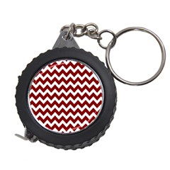 Red Chevron Pattern Gifts Measuring Tape by GardenOfOphir