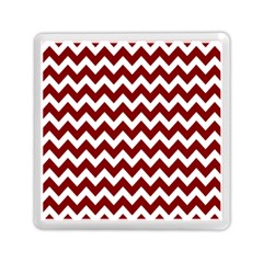 Red Chevron Pattern Gifts Memory Card Reader (square) by GardenOfOphir
