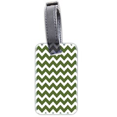 Chevron Pattern Gifts Luggage Tag (two Sides) by GardenOfOphir