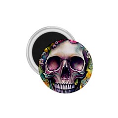Skull And Bones Retro 1 75  Magnets by GardenOfOphir