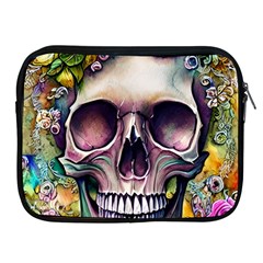 Skull And Bones Retro Apple Ipad 2/3/4 Zipper Cases by GardenOfOphir