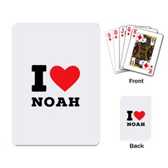 I Love Noah Playing Cards Single Design (rectangle) by ilovewhateva