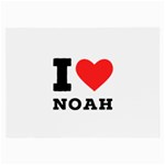 I love noah Large Glasses Cloth (2 Sides) Front