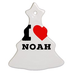 I Love Noah Ornament (christmas Tree)  by ilovewhateva
