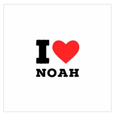 I Love Noah Square Satin Scarf (36  X 36 ) by ilovewhateva