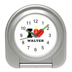 I love walter Travel Alarm Clock