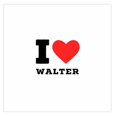 I Love Walter Square Satin Scarf (36  X 36 ) by ilovewhateva