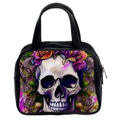 Cute Skulls And Bones Classic Handbag (Two Sides)