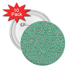 Leaves-015 2 25  Buttons (10 Pack) 