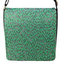 Leaves-015 Flap Closure Messenger Bag (s) by nateshop