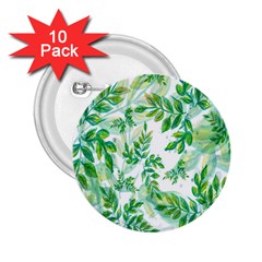 Leaves-37 2 25  Buttons (10 Pack) 