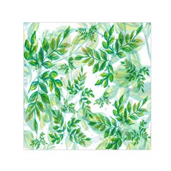 Leaves-37 Square Satin Scarf (30  X 30 ) by nateshop