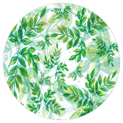 Leaves-37 Round Trivet by nateshop