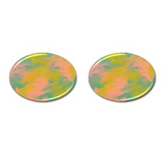 Paint-19 Cufflinks (oval) by nateshop