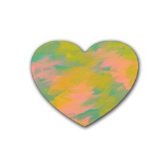 Paint-19 Rubber Coaster (heart) by nateshop