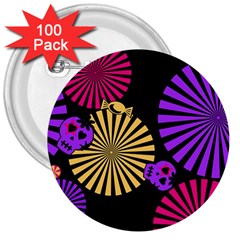 Seamless-102 3  Buttons (100 pack) 