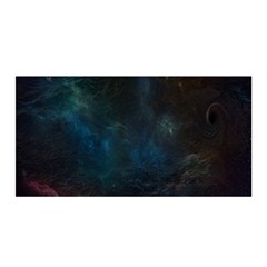 Space-02 Satin Wrap 35  X 70  by nateshop