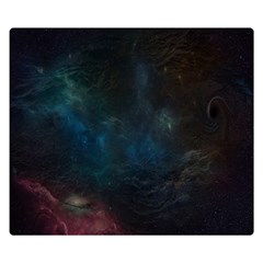 Space-02 Premium Plush Fleece Blanket (small) by nateshop