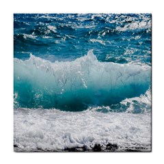 Waves Tile Coaster by nateshop