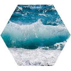 Waves Wooden Puzzle Hexagon by nateshop