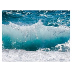 Waves Two Sides Premium Plush Fleece Blanket (extra Small) by nateshop