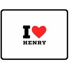 I Love Henry Fleece Blanket (large) by ilovewhateva