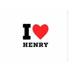 I Love Henry Two Sides Premium Plush Fleece Blanket (large) by ilovewhateva