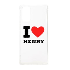 I Love Henry Samsung Galaxy Note 20 Tpu Uv Case by ilovewhateva