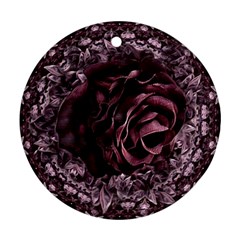 Rose Mandala Ornament (Round)