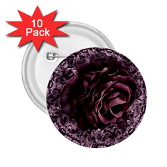 Rose Mandala 2.25  Buttons (10 pack) 