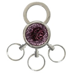 Rose Mandala 3-ring Key Chain by MRNStudios