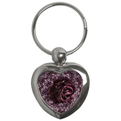 Rose Mandala Key Chain (Heart)